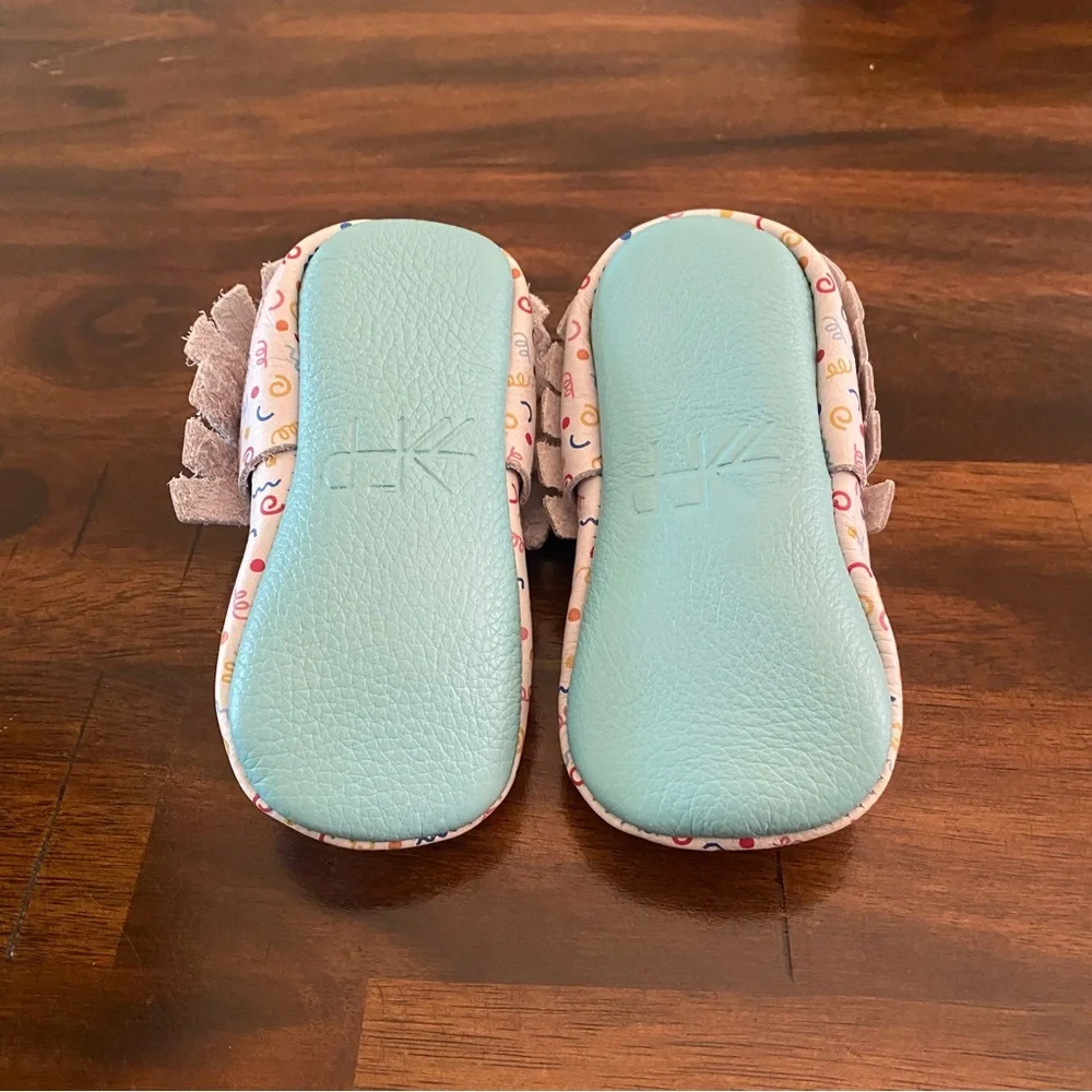 Freshly Picked Colorful Birthday Confetti baby shoes